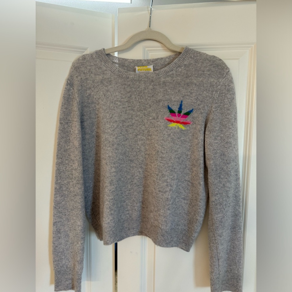 From Future Mini Leaf Crewneck Sweater in Small.